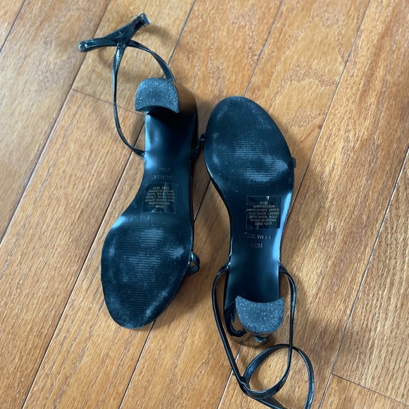 Nine West Provein Block Heel Dress Sandals in Black- Size: 6.5 - Picture 10 of 11